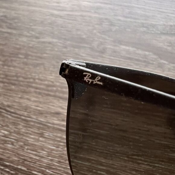 Rayban 3652 Women’s Black Wire Rimless Sunglasses‎